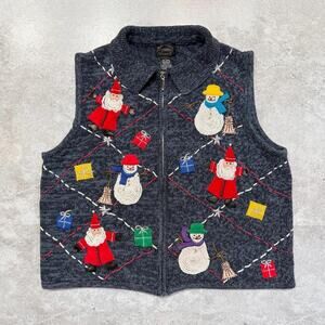 Vintage Holiday Sweater Vest